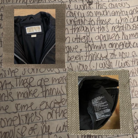 vintage genuine leather moto jacket - Picture 2 of 5